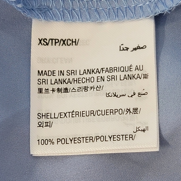 INC International Concepts Size XS Shift Dress Blue Pink Floral Long Sleeve - Picture 12 of 12